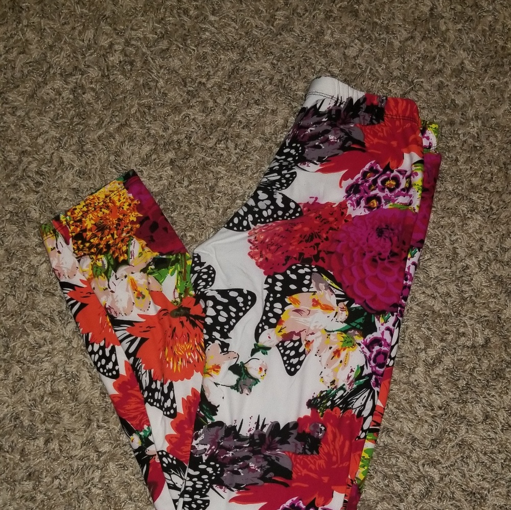 OS honey and lace leggings